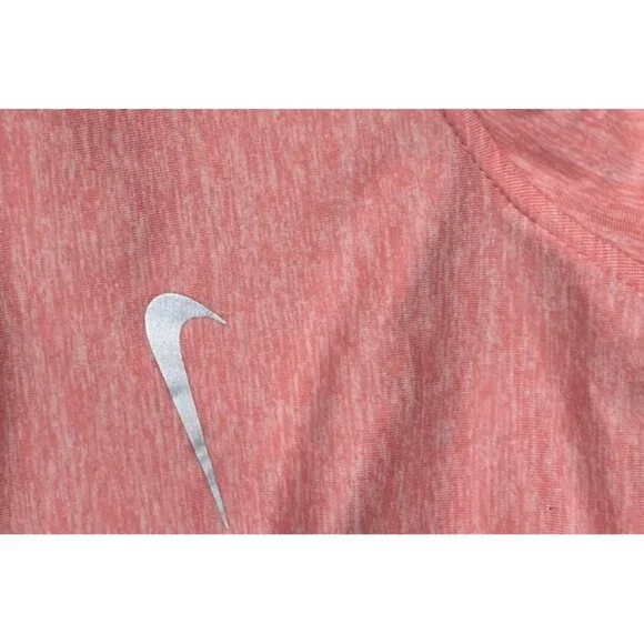 Nike Dri Fit Running 1/4 Zip Pullover Womens Large Pink - Picture 3 of 5